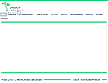 Tablet Screenshot of mbalageti.com